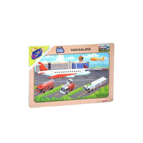 PW AHŞAP EĞİTİCİ PUZZLE HAVAALANI ONY-233