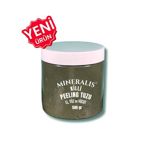 MİNERALİS®KİLLİ PEELİNG TUZU 500 GR. |  DR.SALT 84 MİNERALLİ EL, YÜZ VE VÜCUT PEELİNGİ