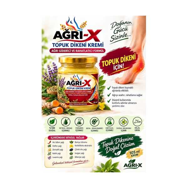 AĞRI -X TOPUK DİKENİ KREMİ (105 ML )