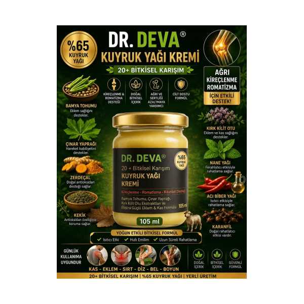 DR.DEVA KUYRUK YAĞI KREMİ ( 105 ML)