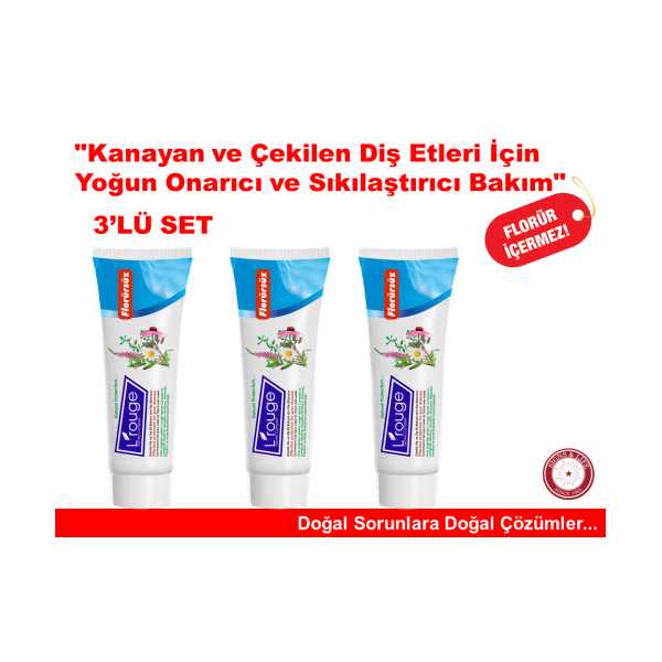 L'ROUGE DENTAL COMPLEX DİŞ MACUNU  125 GR - 3'LÜ SET