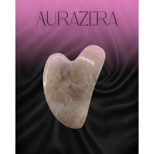 PEMBE KUVARS GUA SHA (YÜZ MASAJ TAŞI)