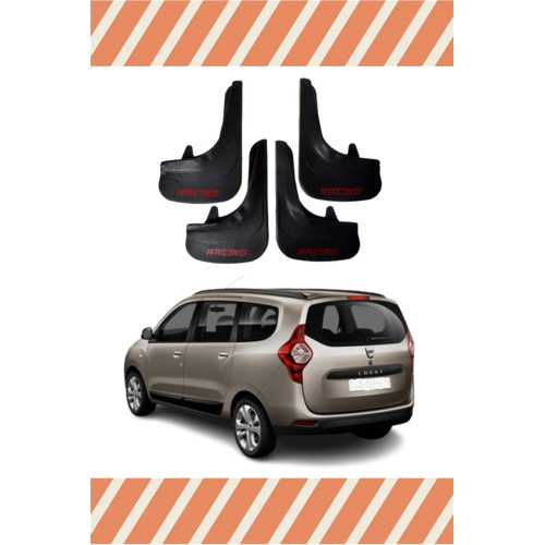 DACİA LODGY TÜM KASALAR RACİNG YAZILI 4'LÜ TOZLUK ÇAMURLUK PAÇALIK