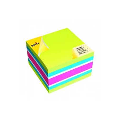 NOTİX YAPIŞKANLI KAĞIT NEON 4 RENK KÜP 450YP 75X75