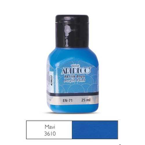 ARTDECO AKRİLİK BOYA 25ML 3610 MAVİ