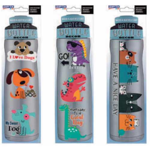 GIPTA STİCKER BOTTLE DECOR 4 MIX 12,5X23,5 CM ART1