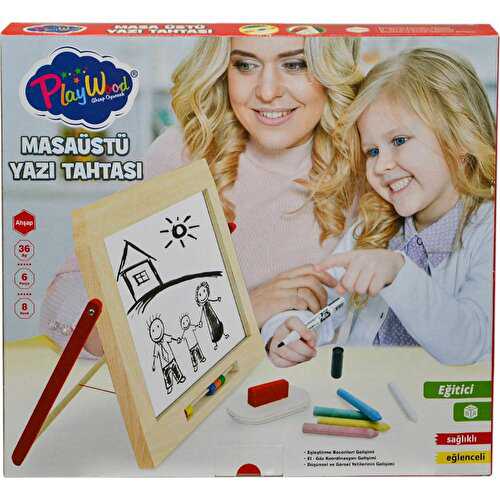 PW KUTUDA AHŞAP MASA ÜSTÜ YAZI TAHTASI ONY-385