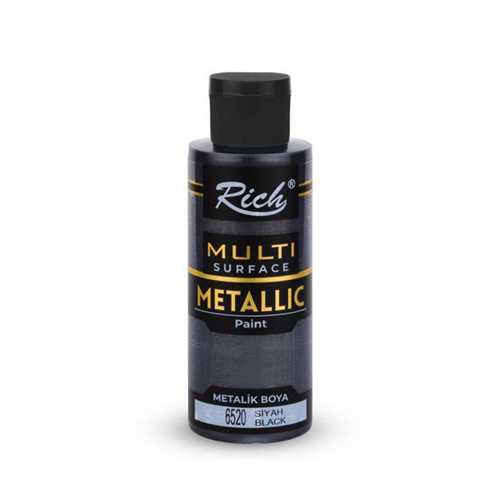 RİCH MULTİ METALİK 120ML 6520 SİYAH