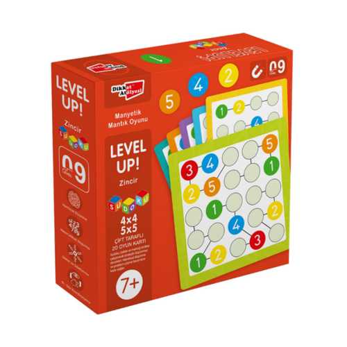 DİKKAT LEVEL UP 9 ZİNCİR SUDOKU 5X5 - 4X4