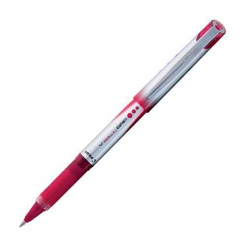 PİLOT ROLLER KALEM V-BALL GRİP 0.7 MM KIRMIZI BLN-