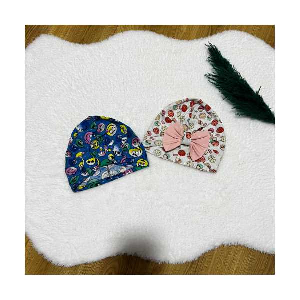 2 ADET FİYONKLU BEBEK BERESİ