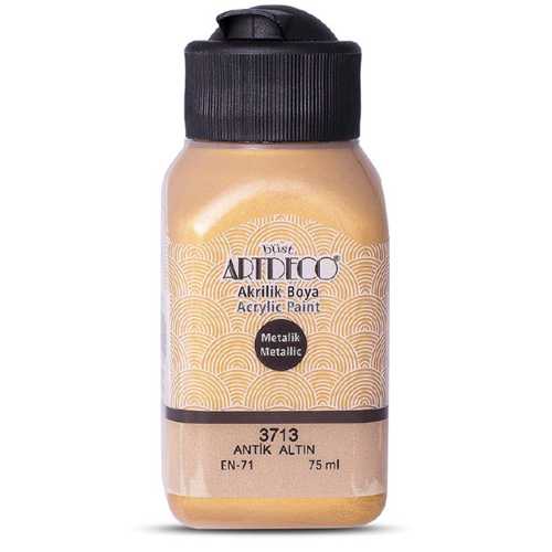 ARTDECO METALİK AKRİLİK 75ML 3713 ANTİK ALTIN