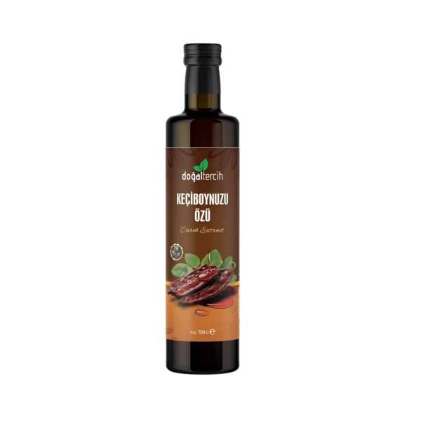 DOĞALTERCİH KEÇİBOYNUZU ÖZÜ, KATKISIZ SOĞUK SIKIM HARNUP ÖZÜ (CAROB EXTRACT) 700 GR.