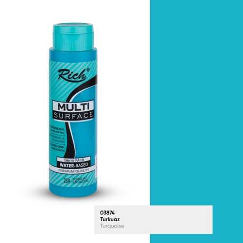 RİCH MULTİSURFACE 500ML 2204 TURKUAZ
