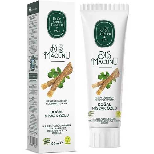 EYÜP SABRİ TUNCER MİSVAK ÖZLÜ DİŞ MACUNU 90ML