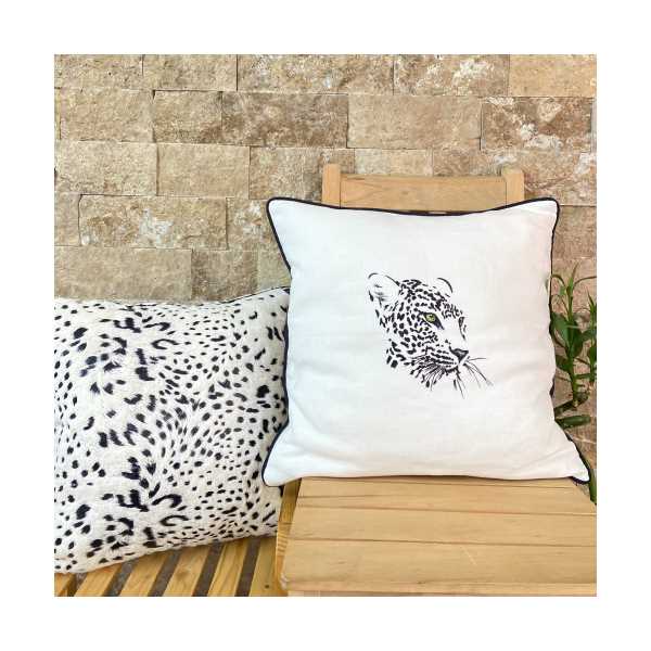 HS HOMETEX LİMİTED EDİTİON LEOPAR DESENLİ 2'Lİ KIRLENT KILIFI
