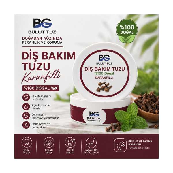 DİŞ BAKIM TUZ KARANFİL 100 GR