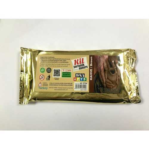 ARKS SERAMİK KİL ÇAMURU 250GR KAHVE