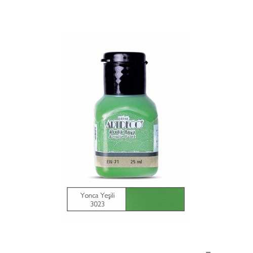 ARTDECO AKRİLİK BOYA 25ML 3023 YONCA YEŞİLİ