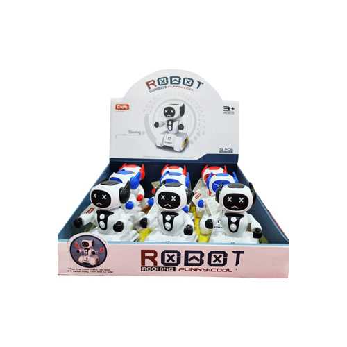 CTOY SÜRTMELİ SÜRTMELİ MİNİ STANTLI ROBOT 3 ASS