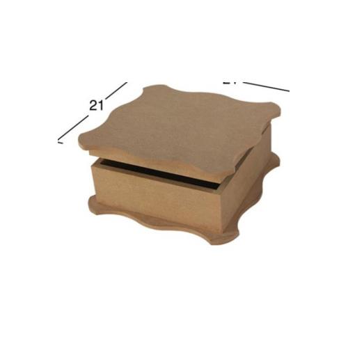 MDF FIRFIRLI KUTU KÜÇÜK 14X14X(8) + MESAKADEMİ OYUN SETİ HEDİYELİ