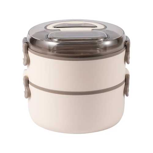 NOKİ ÇELİK BESLENME KABI ÇİFT KATLI 1200ML 500+700