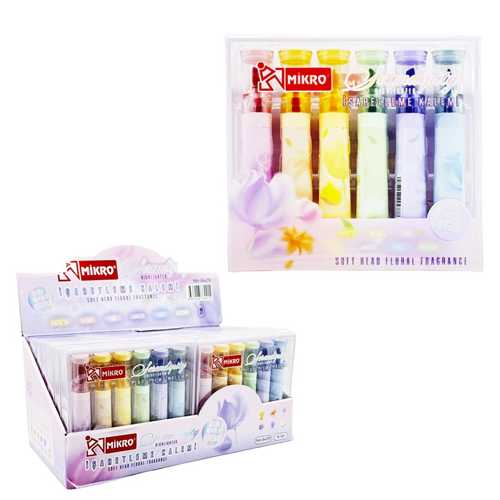 MİKRO NH-8429 FOSFORLU FLORAL FROGRANCE KALEM 6LI