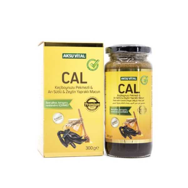 CAL KEÇİBOYNUZU PEKMEZLİ ARI SÜTLÜ ZEYTİN YAPRAKLI MACUN 300 GR