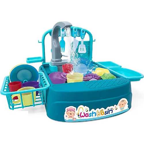 GALTOYS PİLLİ MUTFAK LAVABOSU TURKUAZ