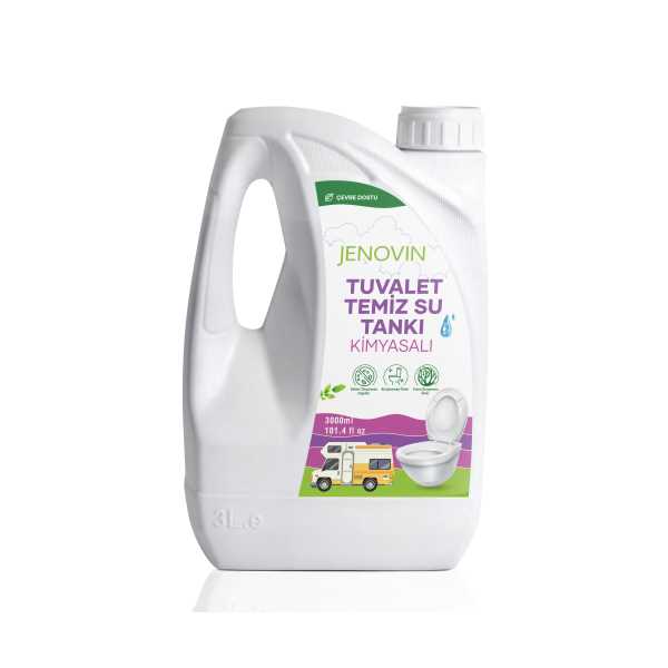 JENOVİN KARAVAN TEKNE YAT SU TANKI VE KASETLİ TUVALET KİMYASALLARI 3L | KOKU VE KİREÇ GİDERİCİ
