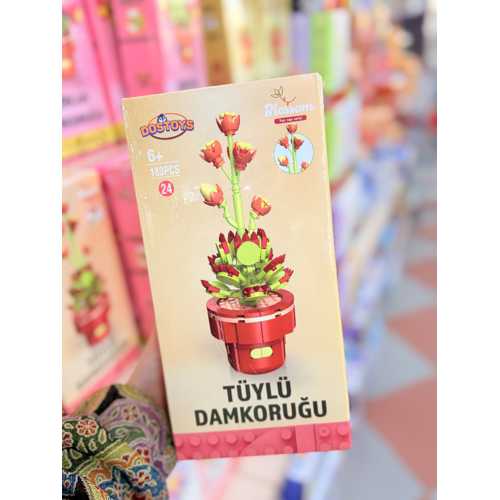 DOST TÜYLÜ DAMKORUĞU ÇİÇEK LEGO