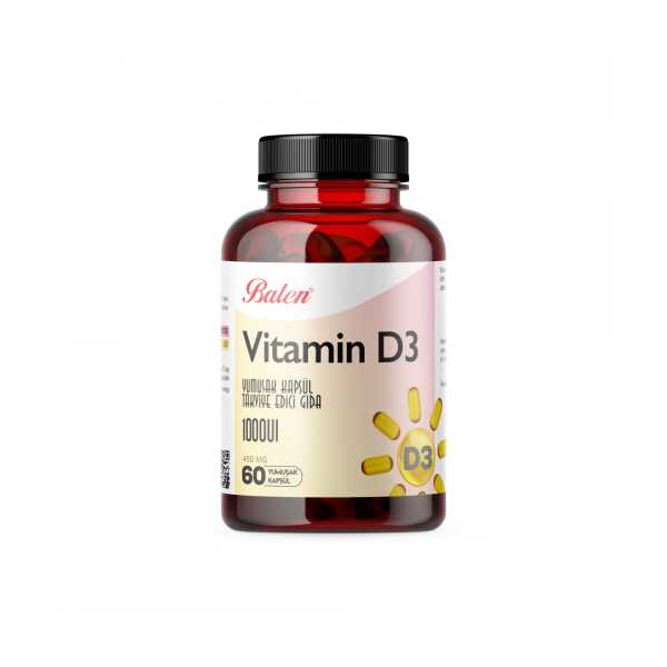 VİTAMİN D3 YUMUŞAK KAPSÜL 450 MG - 60