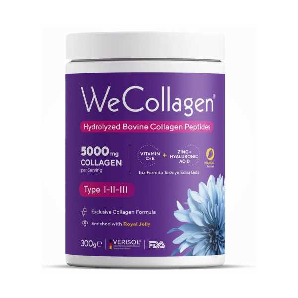 BİOMET WECOLLAGEN TİP 1-2-3 TOZ KOLAJEN 300 GR