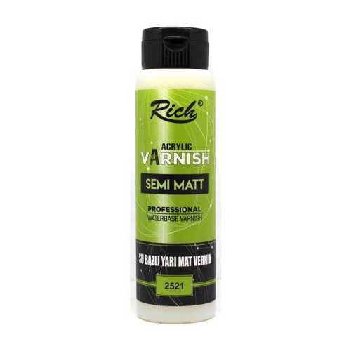 RİCH SU BAZLI YARIMAT VERNİK 500ML 2521