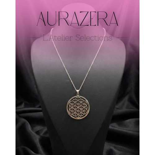 ÖZEL TASARIM YAŞAM ÇIÇEĞI GÜMÜŞ KOLYE – L’ATELIER SELECTION