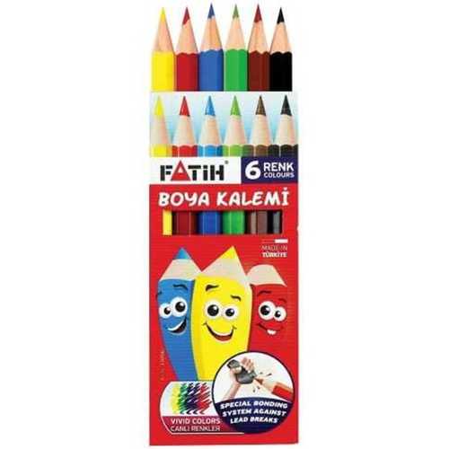 FATİH KURU BOYA YARIM BOY 6 RENK 33006