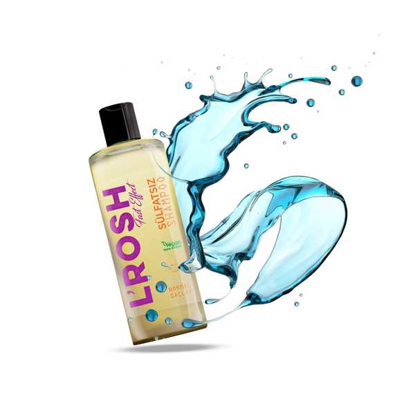L'ROSH FAST EFFECT / NORMAL SAÇLAR İÇİN / SÜLFATSIZ ŞAMPUAN / 400 ML