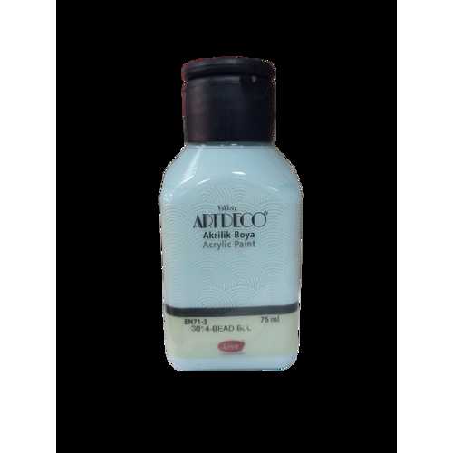 ARTDECO AKRİLİK BOYA 75ML BONCUK MAVİ 3014
