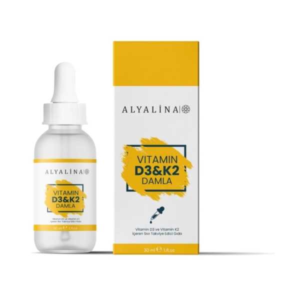 ALYALİNA ÇÖEK OTLU VİTAMİN D3 K2 SPREY 30 ML