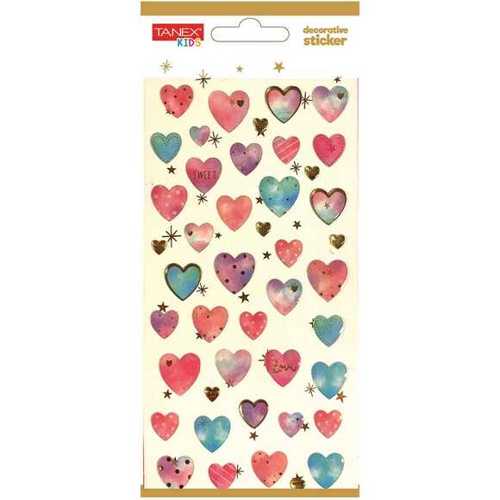 TANEX TNX-5007 DECORATİVE STİCKER-8 PUFFY STİCKER