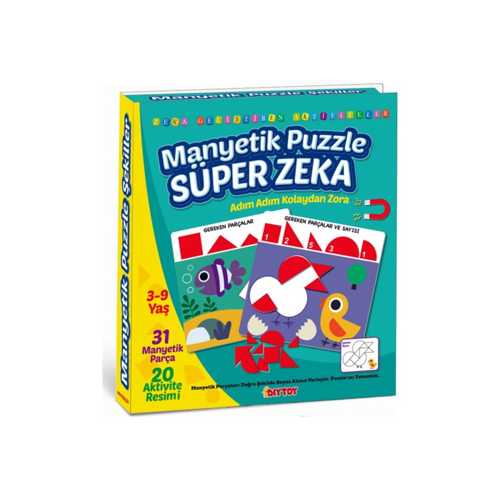 DIYTOY MANYETİK PUZZLE SÜPER ZEKA 3-9 YAŞ IQ1536