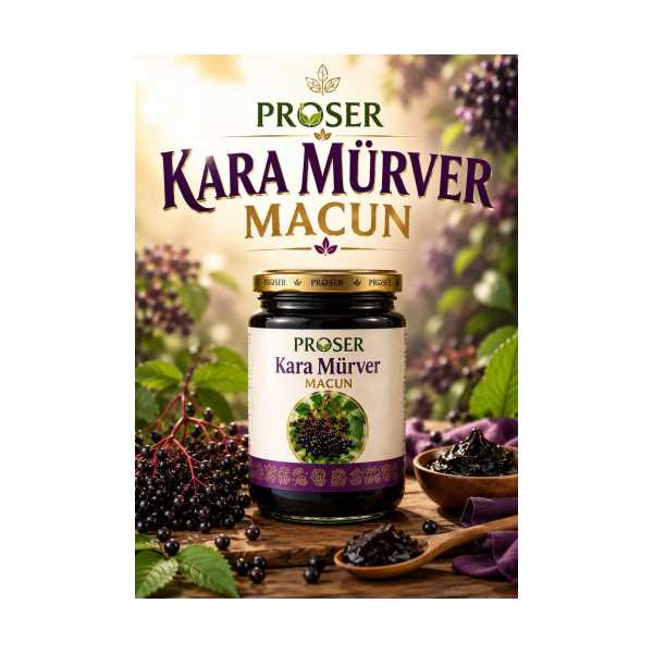 PROSER DOĞAL KARA MÜRVER MACUN (420GRM)