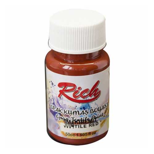 RİCH KUMAŞ BOYASI 50ML 3004 KİREMİT