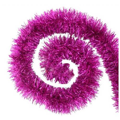KİKA GARLAND SİMLİ SÜSLEME ŞERİDİ 6,5CM FUŞYA-25