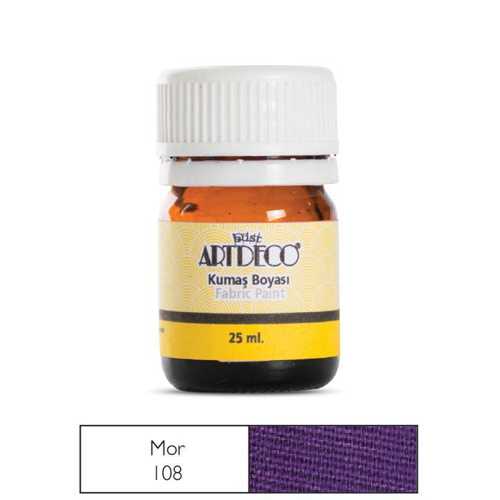 ARTDECO KUMAŞ BOYASI 25ML MOR 108