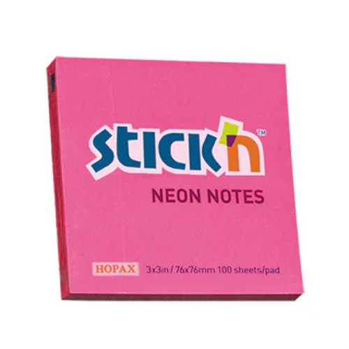 HOPAX STİCKN YAPIŞKANLI NOT KAĞIDI 76X76 F.PEMBE