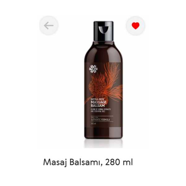 SİBERİAN WELLNESS MASAJ BALSAMI