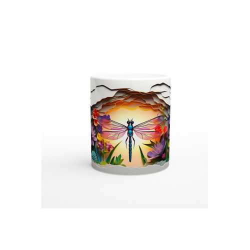 GÜNEŞİN IŞIĞINDA PARLAYAN YUSUFÇUK TEMALI BASKILI KUPA BARDAK