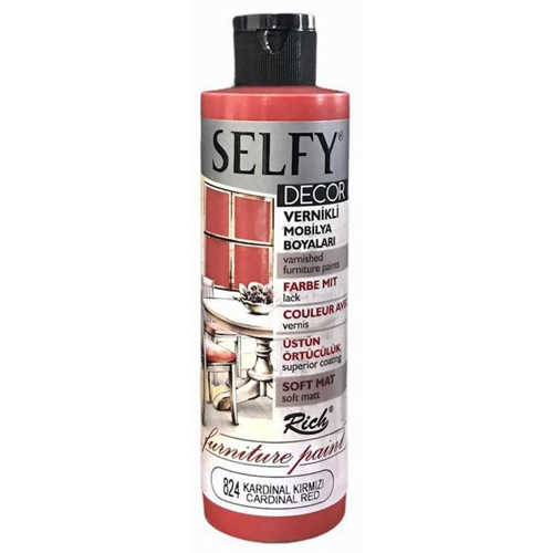 RİCH SELFY DECOR 240ML KARDİNAL KIRMIZI 824