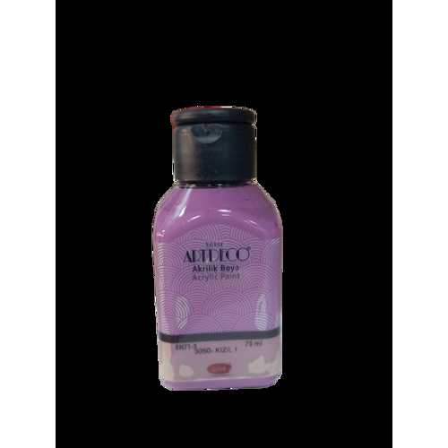 ARTDECO AKRİLİK BOYA 75ML KIZIL MOR 3050